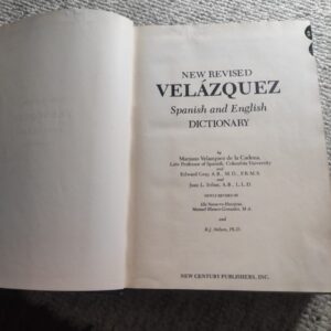 Diccionario Velazquez Ingles Espanol Ingles